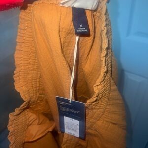 Brown maxi skirt